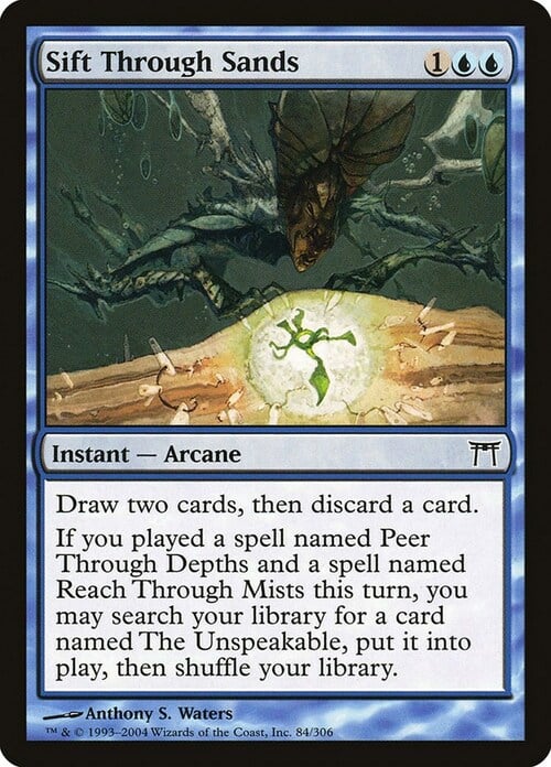 Sift Through Sands Card Front