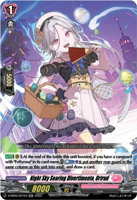 Night Sky Searing Divertimento, Ortrud Card Front