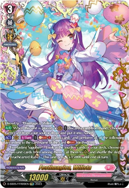 Festimagica, Wilista Card Front