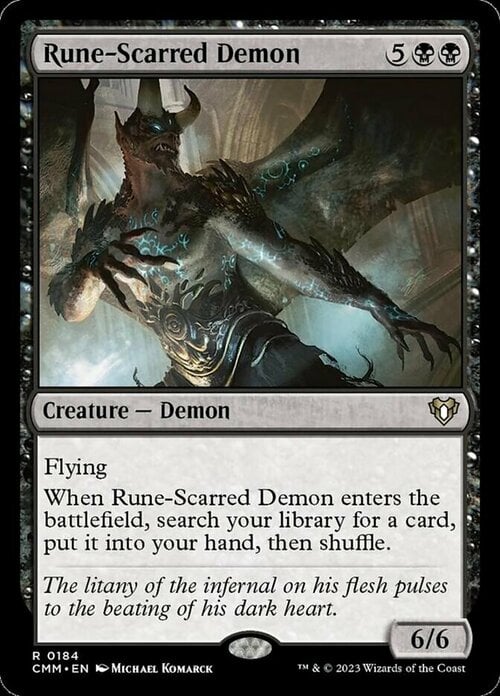 Demone delle Rune Card Front