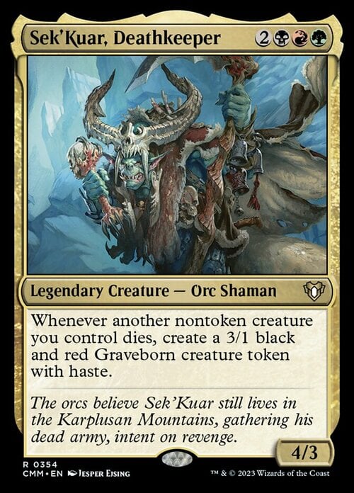 Sek'Kuar, Deathkeeper Card Front