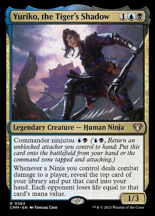 Yuriko, the Tiger's Shadow Card Front