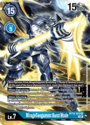 MirageGaogamon: Burst Mode · Alternate Art BT13-033P1