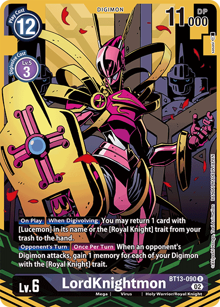 LordKnightmon Card Front