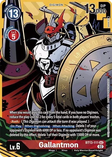 Gallantmon Card Front