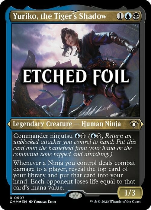 Mtg Vintage Lot Magic: The Gathering - Yuriko, The Tiger's Shadow NINJA Tribal Commander Deck - 100 Cards Sliver MTG Commander Player-Built Decks Mtg Vintage Lot Magic: The Gathering - Yuriko, The Tiger's Shadow NINJA Tribal Commander Deck - 100 Cards Sliver MTG Commander Player-Built Decks