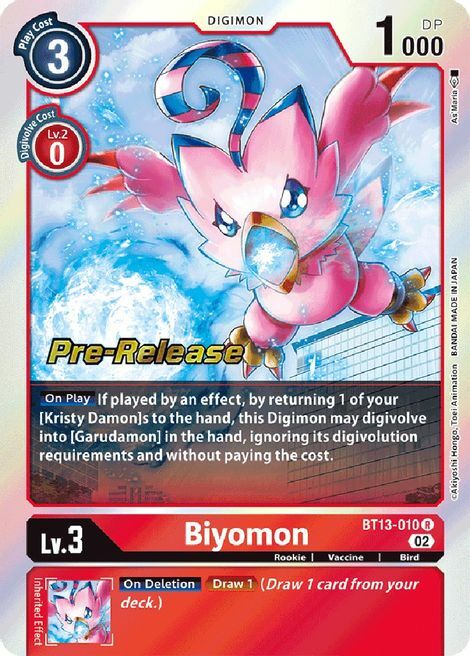 Biyomon Card Front