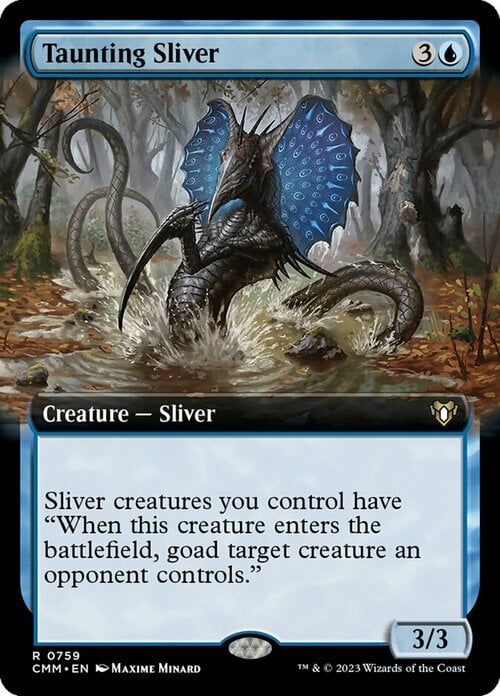Taunting Sliver Card Front
