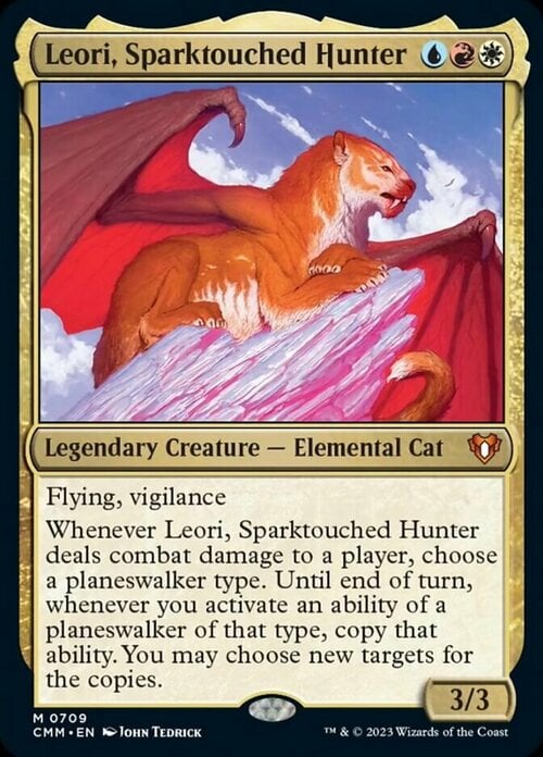 Leori, Sparktouched Hunter Card Front
