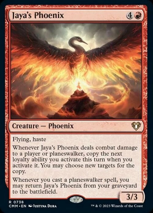 Jaya's Phoenix Card Front