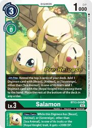 Salamon · Pre-Release Stamped BT13-048pr