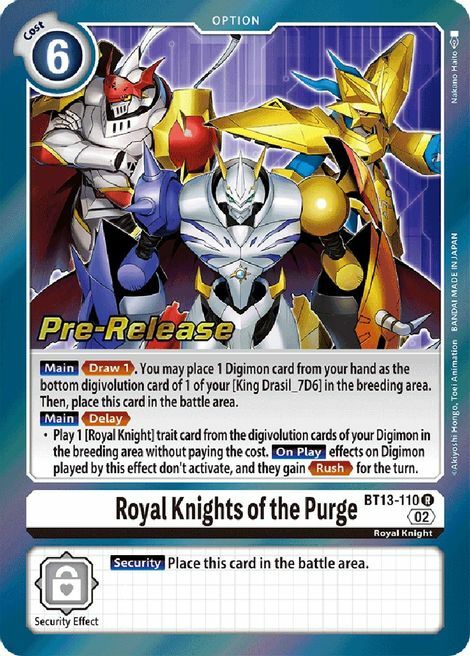 Royal Knights of the Purge Card Front