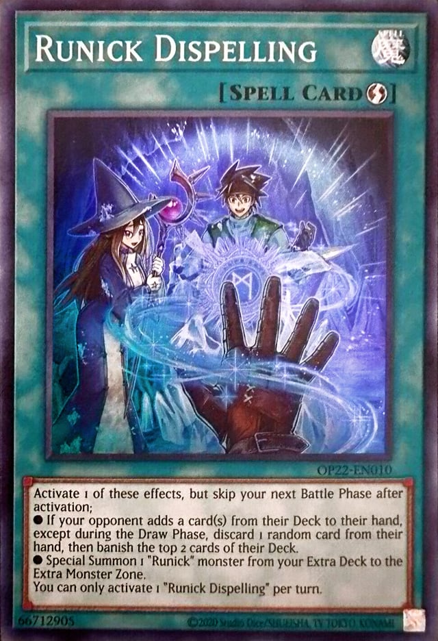 runick cards yugioh CR01-AE164 Geri the Fangs (R) – TCG Corner Add 1 Runick card from your Deck to your hand Runick Dispelling OTS Tournament Pack