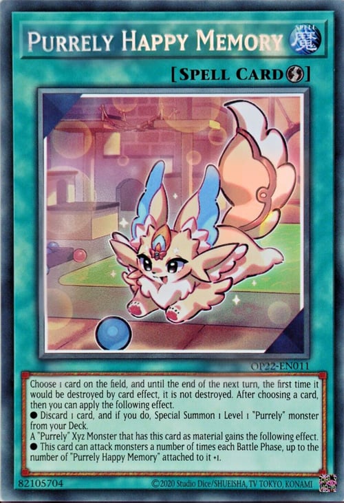 Purrely Happy Memory Card Front