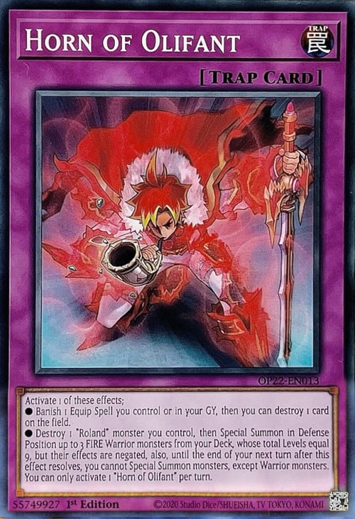 Horn of Olifant Card Front