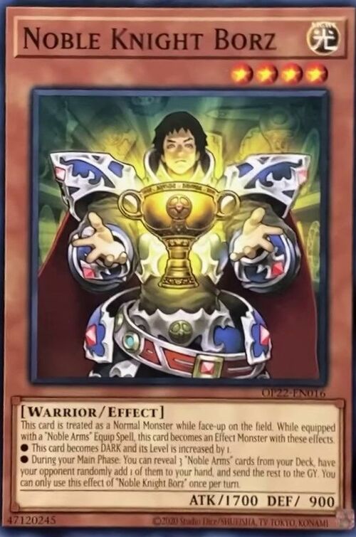 Noble Knight Borz Card Front