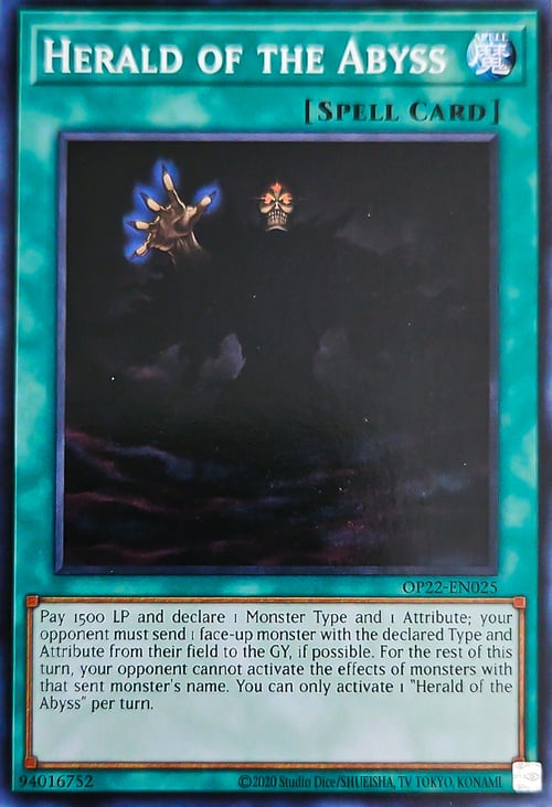 Herald of the Abyss Card Front