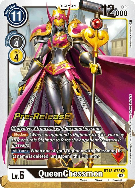 QueenChessmon Card Front