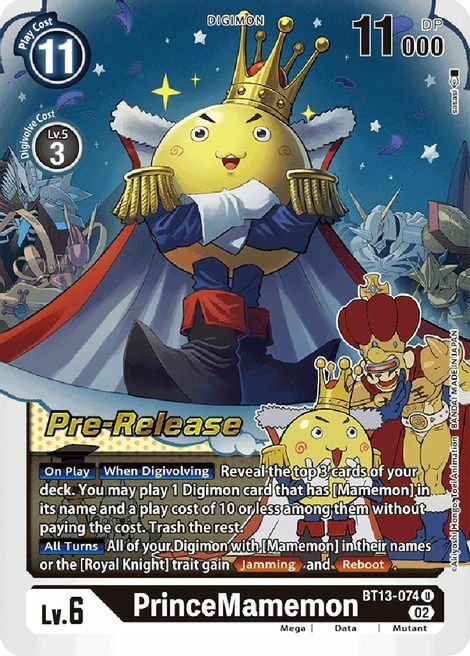PrinceMamemon Card Front