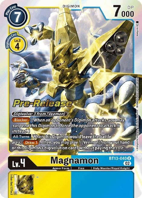 Magnamon Card Front