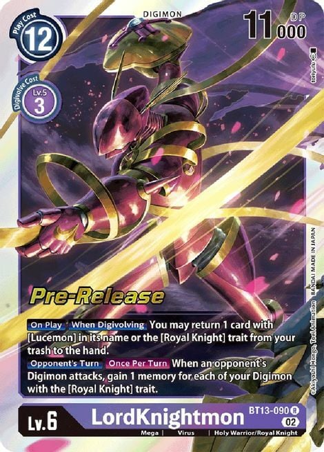LordKnightmon Card Front