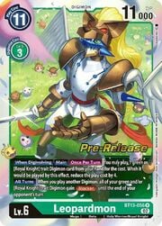 Leopardmon · Pre-Release Stamped BT13-056pr