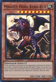 Mighty Dino King Rex · Super Rare 008