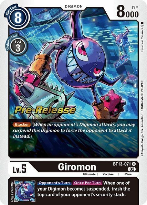 Giromon Card Front
