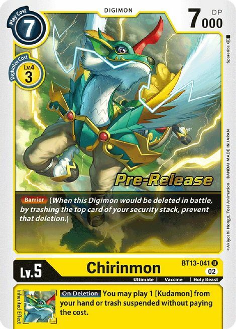 Chirinmon Card Front