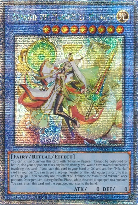 Arahime the Manifested Mikanko Card Front