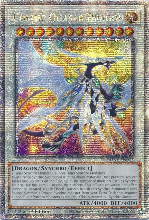 Cosmic Quasar Dragon Card Front