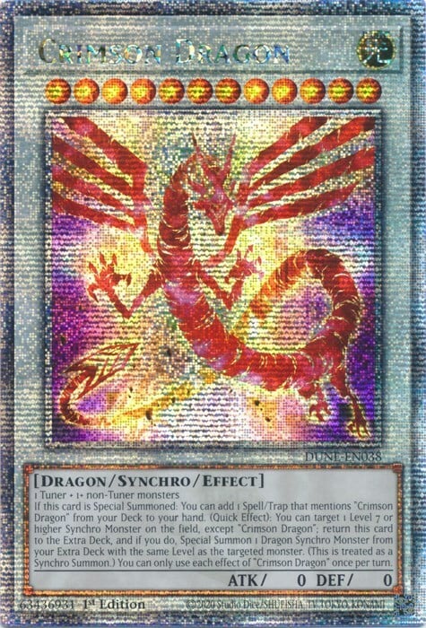 Drago Cremisi Card Front