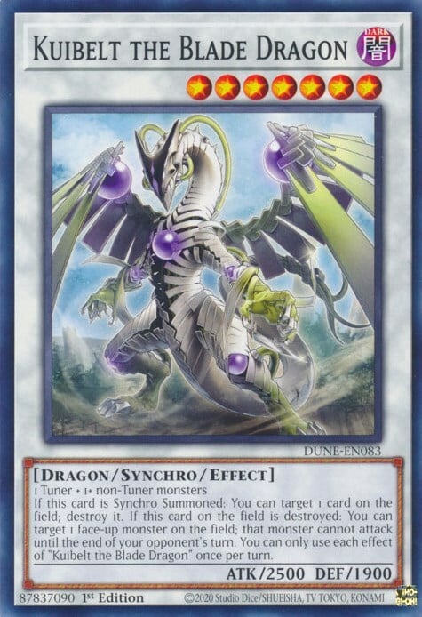 Kuibelt the Blade Dragon Card Front