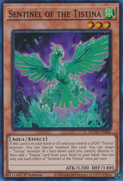 Sentinel of the Tistina Card Front