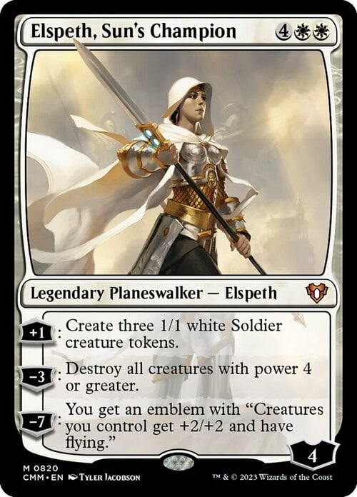 Elspeth, Campionessa del Sole Card Front