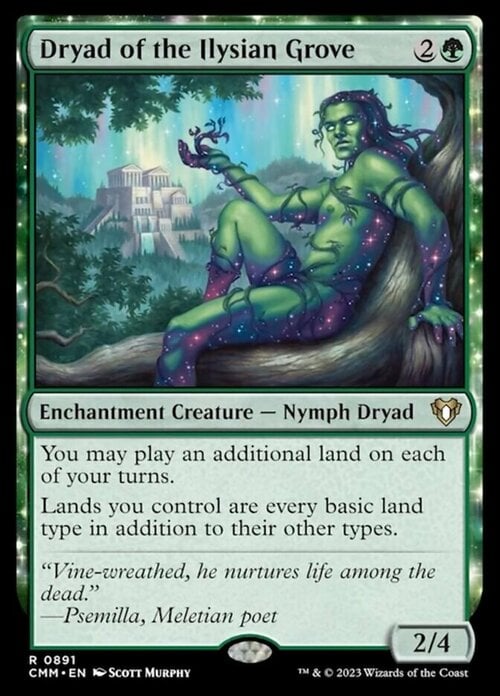 Dryad of the Ilysian Grove Card Front