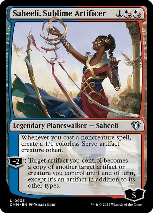 Saheeli, Artefice Sublime Card Front