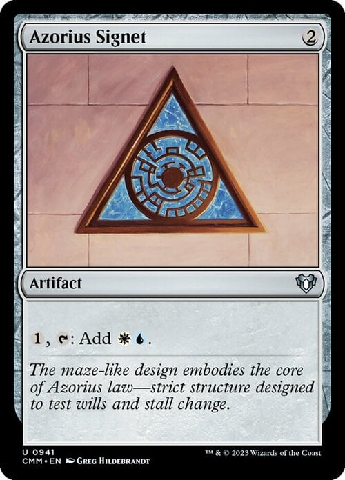 Azorius Signet Card Front