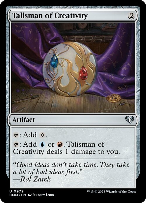 Talisman of Creativity Card Front