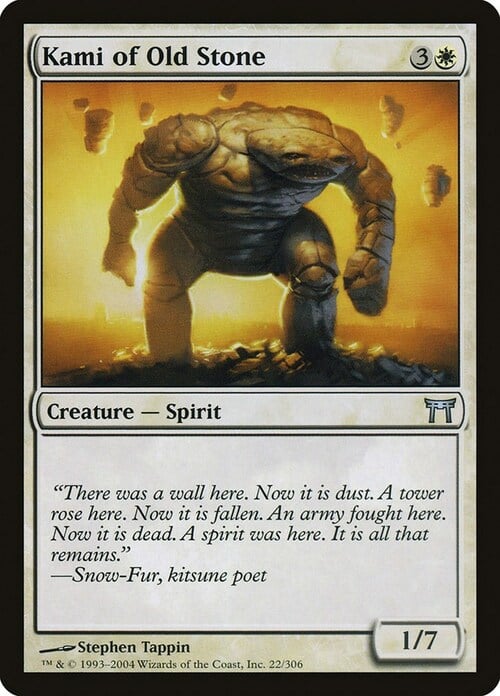 Kami of Old Stone Card Front