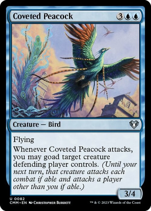 Coveted Peacock Frente