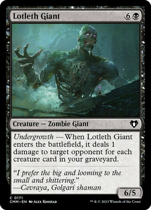 Lotleth Giant Card Front