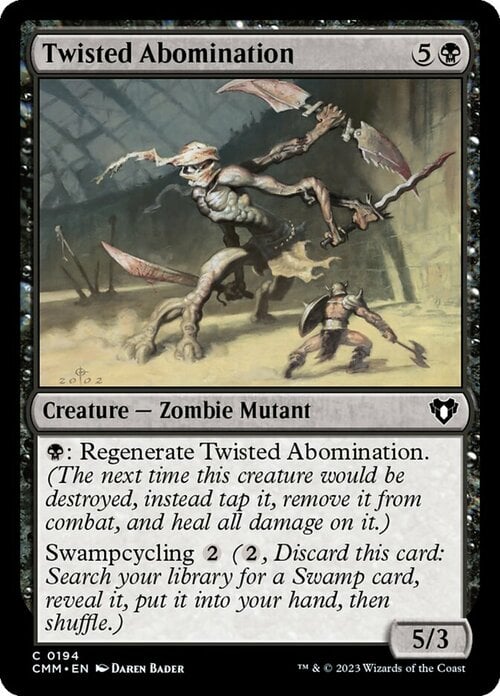 Twisted Abomination Card Front
