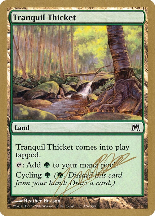 Tranquil Thicket Card Front