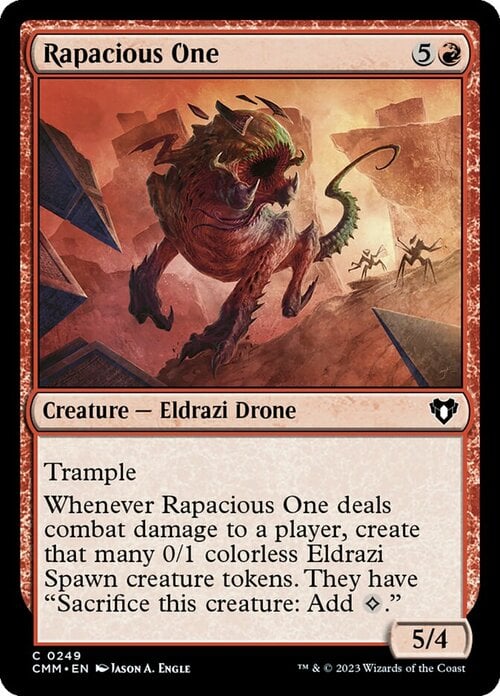 Rapacious One Card Front