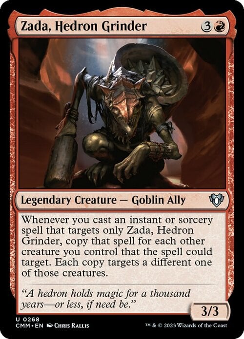 Zada, Hedron Grinder Card Front