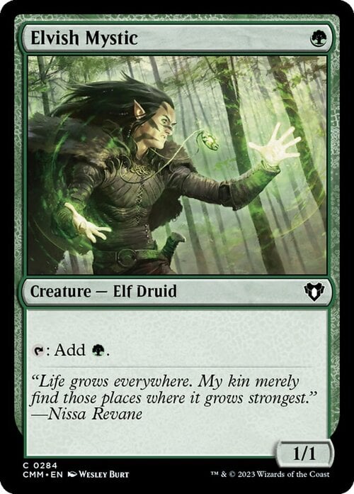 Elvish Mystic Card Front