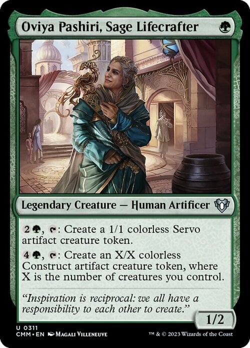 Oviya Pashiri, Sage Lifecrafter Card Front