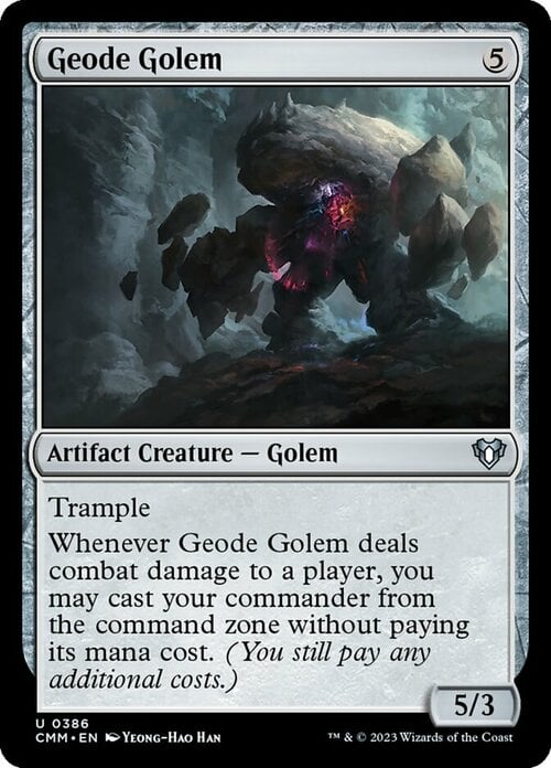 Geode Golem Card Front