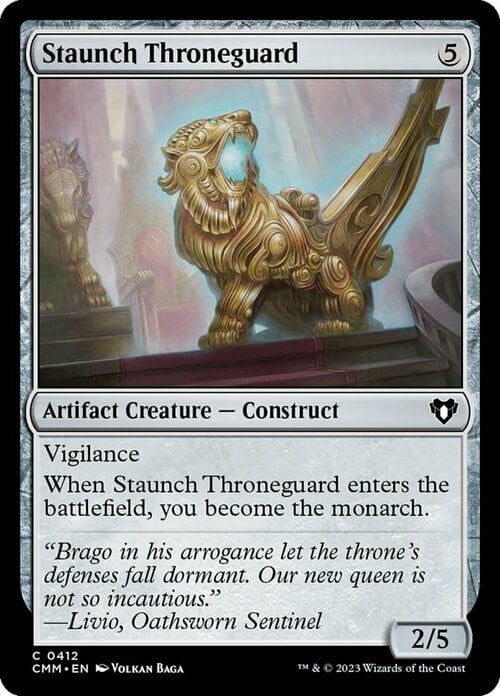 Staunch Throneguard Card Front